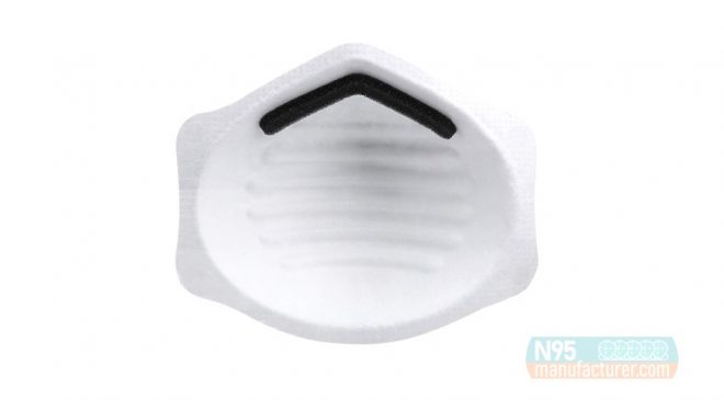 protective niosh facepiece 6215, cup, n95 bulk buy professional light weight, n95 made back view benehal 95007 picture
